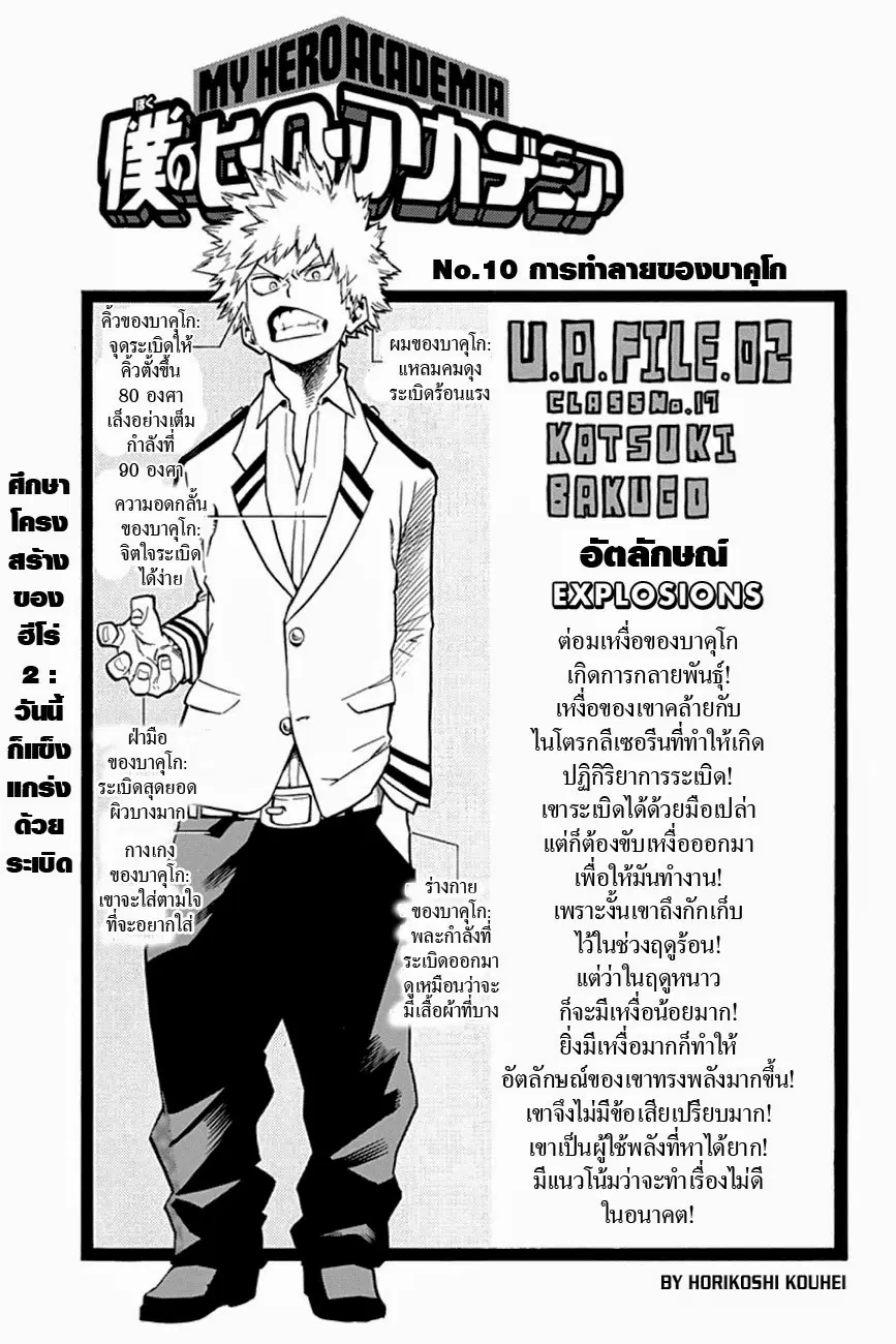 Boku no Hero Academia ตอนที่ 10 หน้า 1