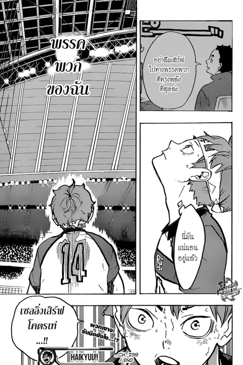Haikyuu!! ตอนที่ 239 หน้า 18