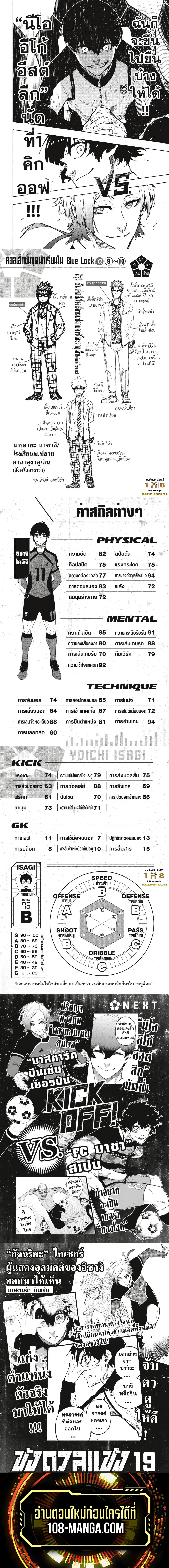 Blue lock ตอนที่ 158 หน้า 4