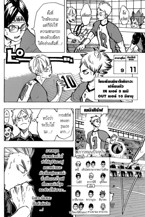 Haikyuu!! ตอนที่ 181 หน้า 6