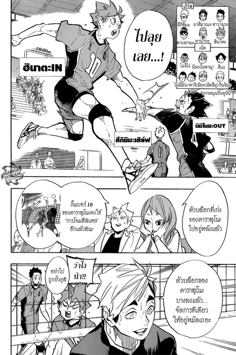 Haikyuu!! ตอนที่ 256 หน้า 17