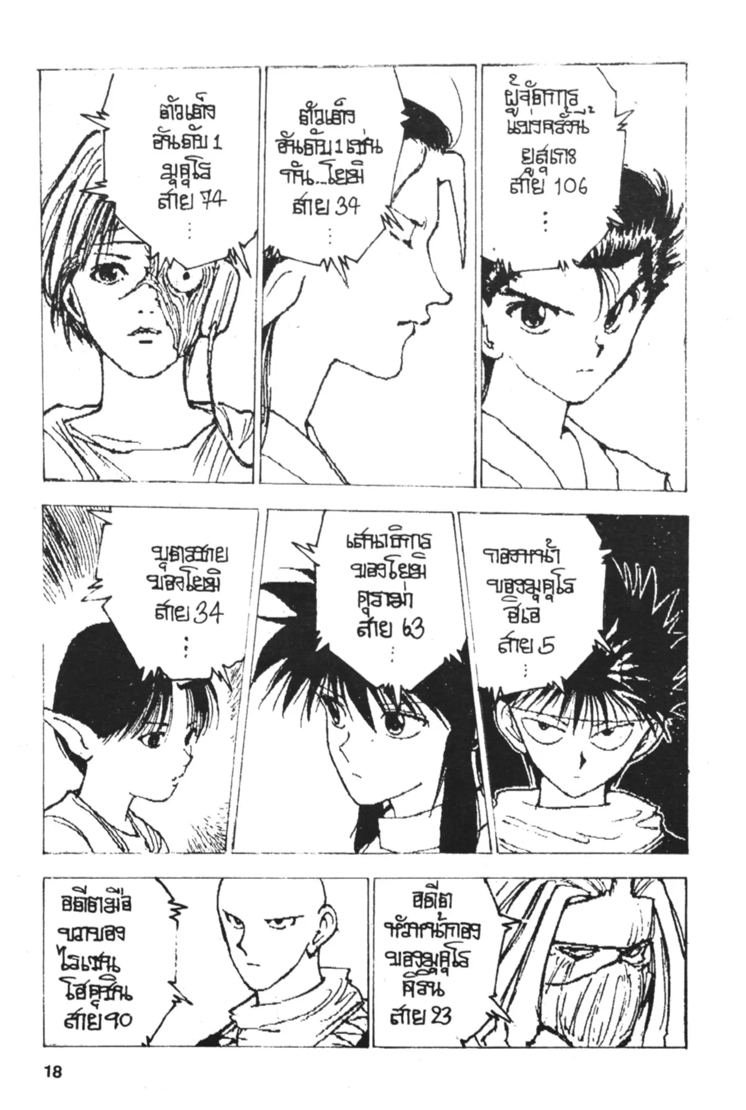 Yu Yu Hakusho ตอนที่ 151 หน้า 18