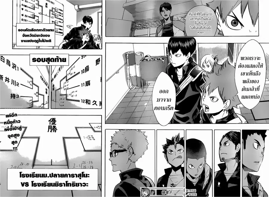 Haikyuu!! ตอนที่ 148 หน้า 15