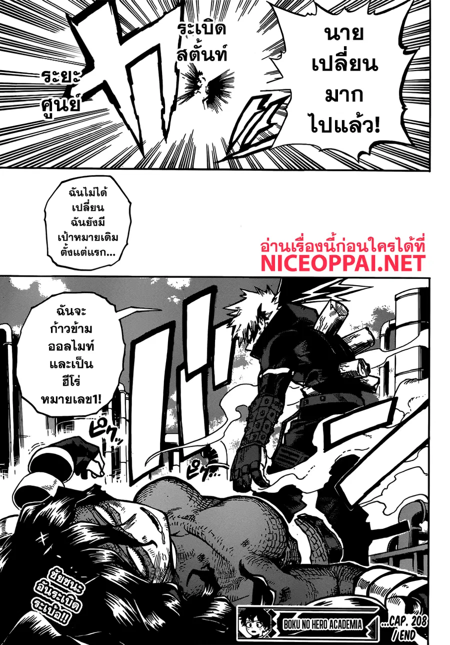 My Hero Academia ตอนที่ 208 หน้า 13
