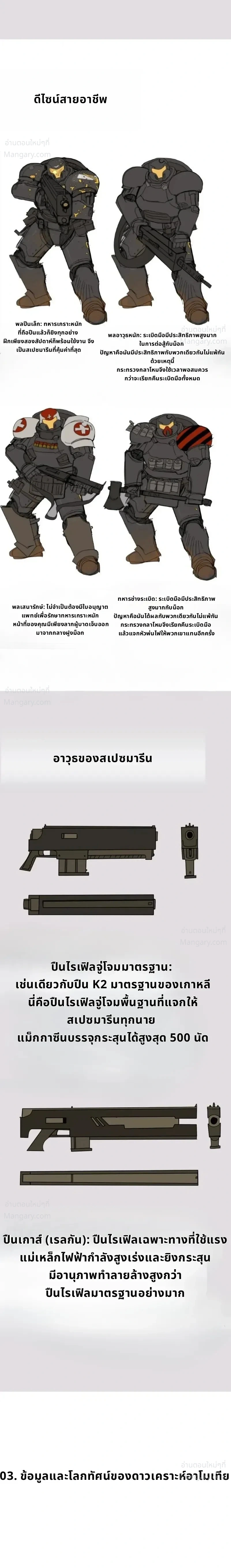 A Space Marine Gets a Status Window – สเปซมารีนผู้ปลุกหน้าต่างสถานะ ตอนที่ 10 หน้า 52