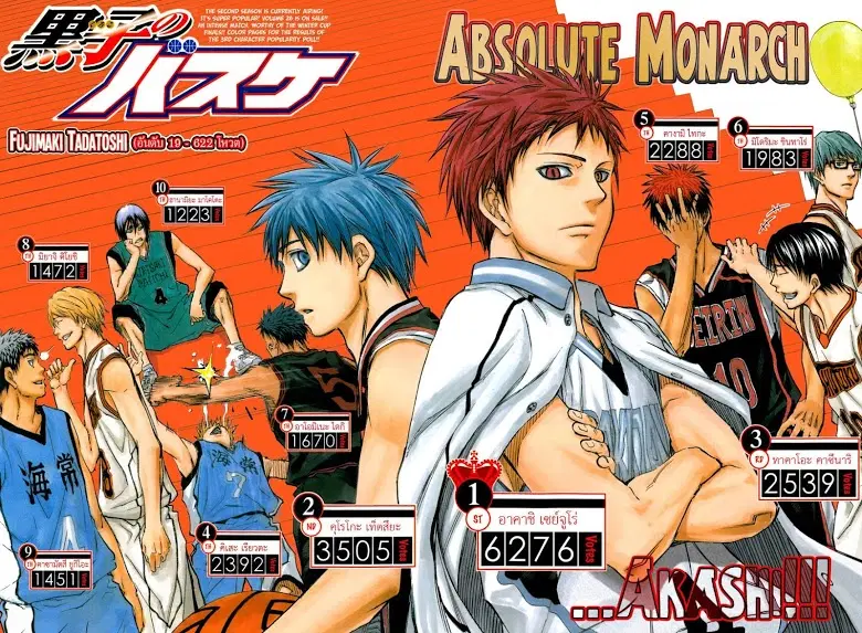 Kuroko no Basuke ตอนที่ 254 หน้า 3