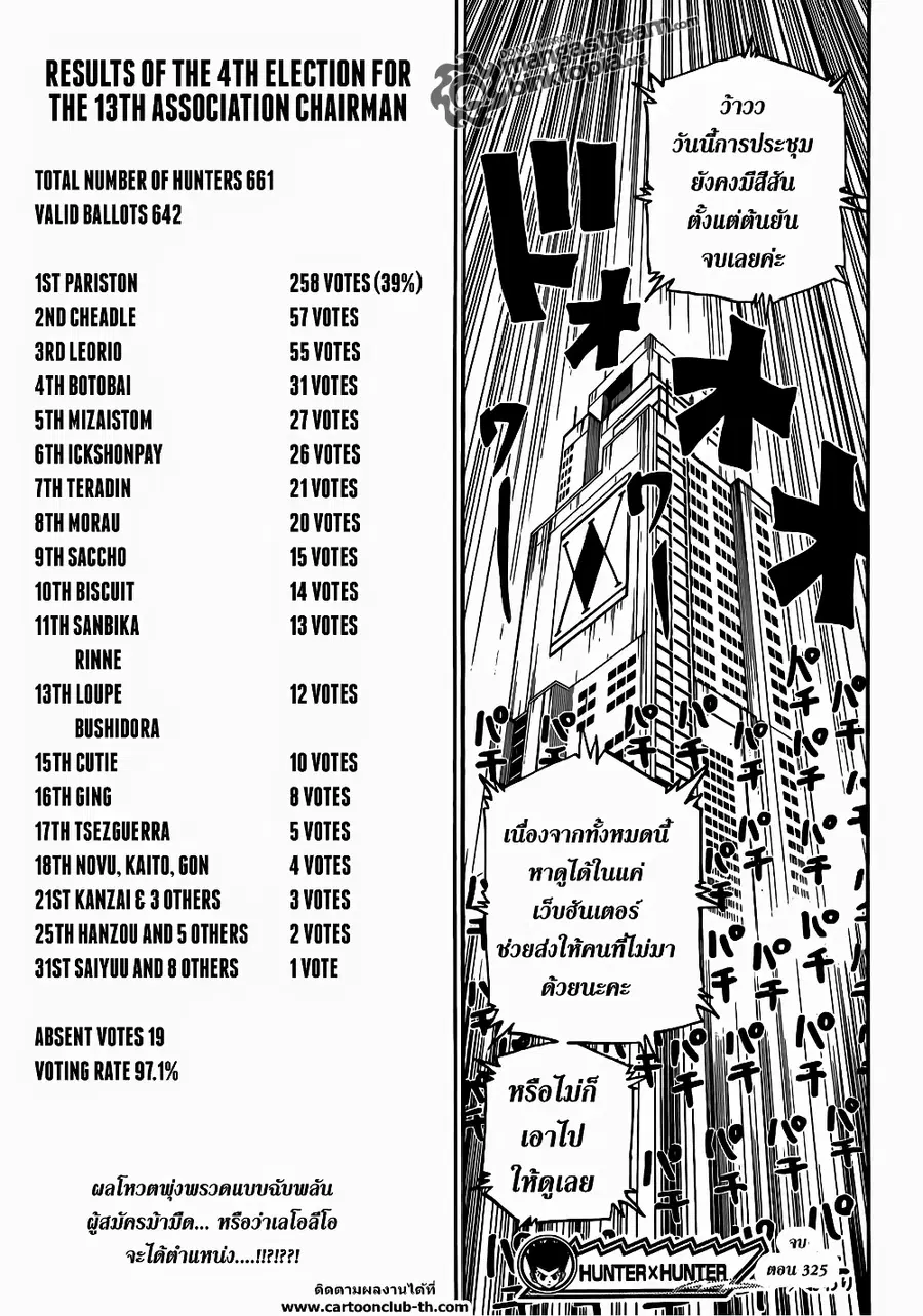 Hunter x Hunter ตอนที่ 325 หน้า 18